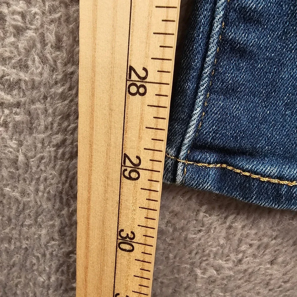 Levis 712 Slim Jeans Womens 33 Dark Wash Blue Mid Rise Stretch Denim Pants